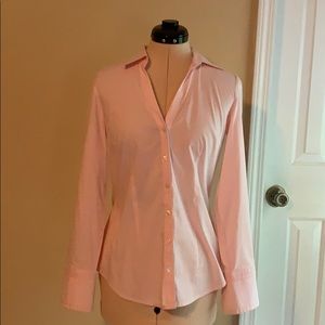 Express pink button down shirt